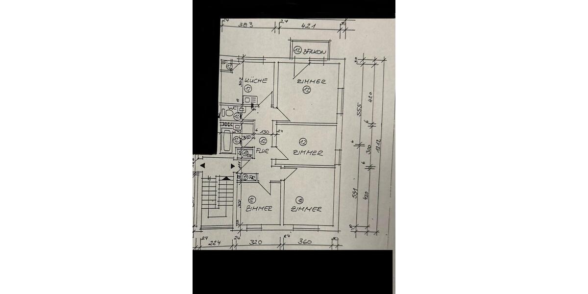 Etagenwohnung Hösbach - 4 Zimmer, 84 m&sup2;, 882&euro; | Angebot:26164358