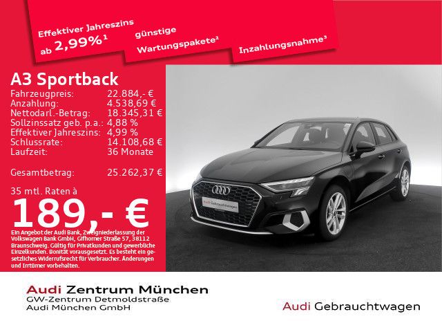 Audi A3 37.940 km 22.245 &euro; München 80935