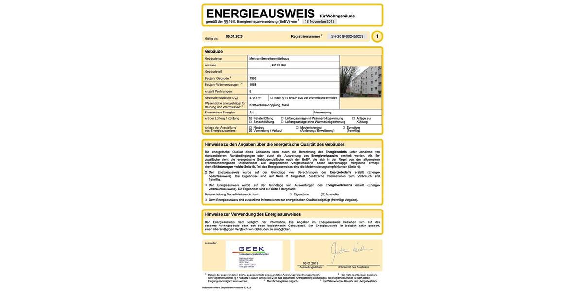 Etagenwohnung Melsdorf - 3 Zimmer, 65 m&sup2;, 158.000&euro; | Angebot:27279898