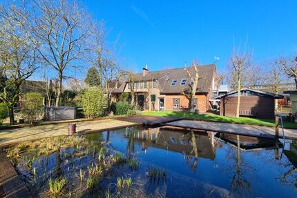 Provisionsfrei* Resthof 19000 qm Land 3 ETW 4 Ställe 1 Ha Wiese Pool Sauna Toplage 8 zimmer