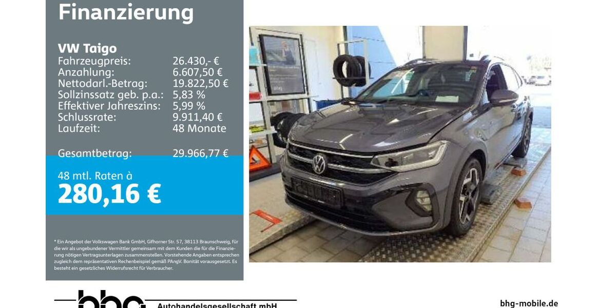VW Taigo 15.245 km 26.430 &euro; Freiburg 79115