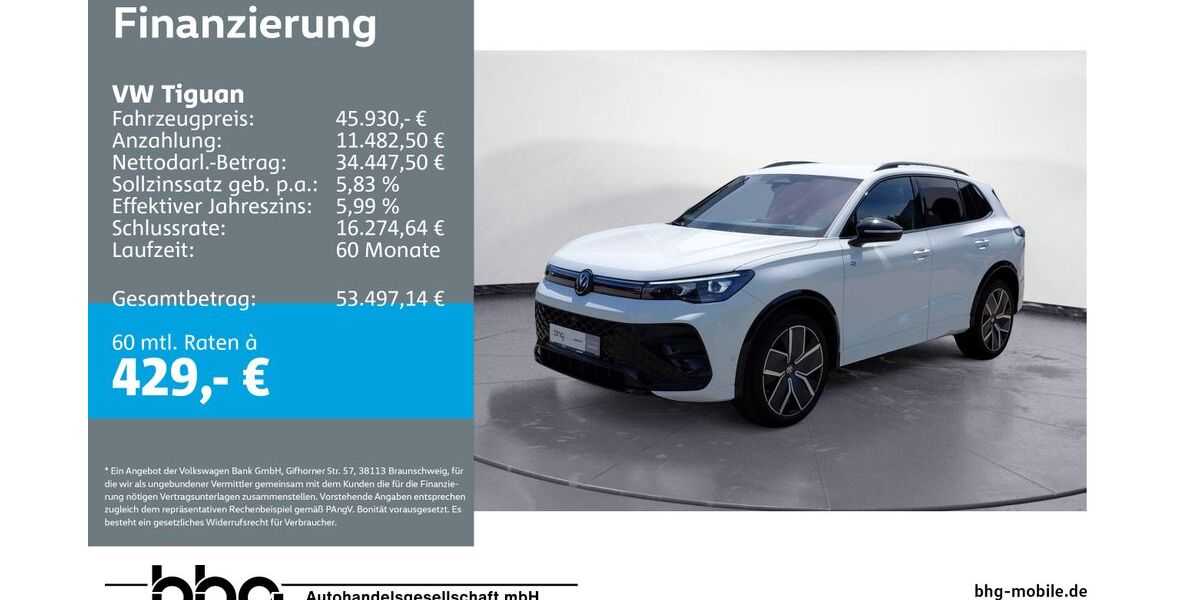 VW Tiguan 9.683 km 44.960 &euro; Reutlingen 72770