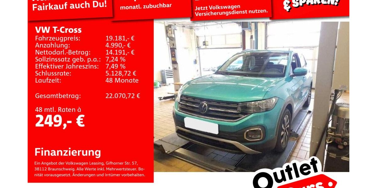 VW T-Cross 25.752 km 18.989 &euro; Mannheim 68309