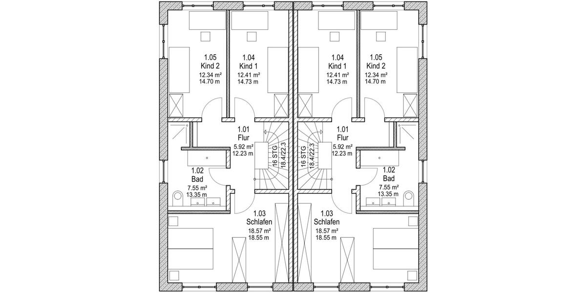 Doppelhaushälfte Papendorf - 5 Zimmer, 120 m&sup2;, 2.050&euro; | Angebot:26056548