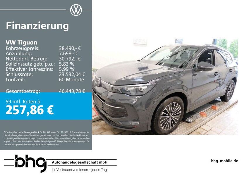 VW Tiguan 19.413 km 37.890 € Freiburg 79115