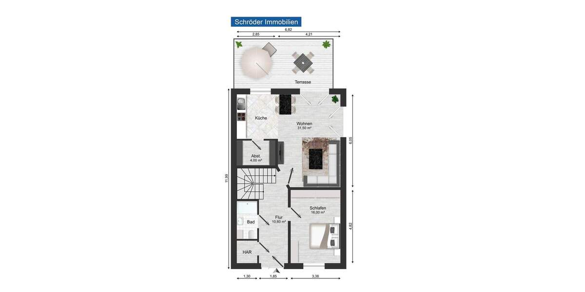 Doppelhaushälfte Drochtersen - 6 Zimmer, 190 m&sup2;, 399.000&euro; | Angebot:25770865