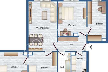 Neu, 5 Zimmer WG geeignet, frisch renoviert mit Balkon! 5 zimmer