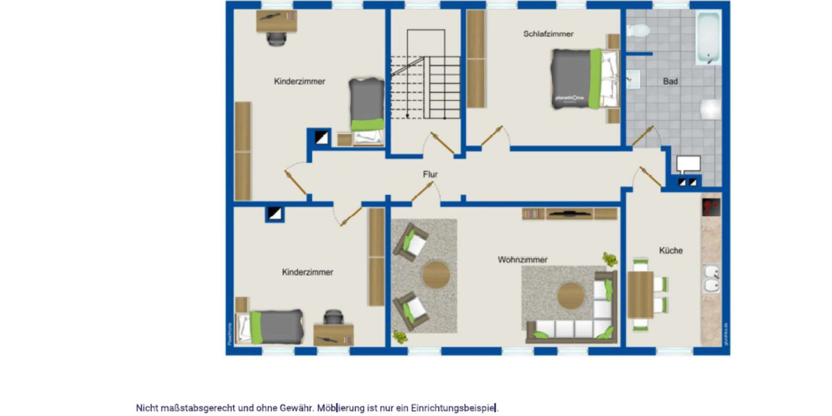 Wunderschöne 4-Raum-Wohnung mit Wohnküche & Garage in Erfurt 4 zimmer