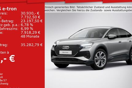 Audi Q4 e-tron 46.888 km 30.930 € Mosbach 74821