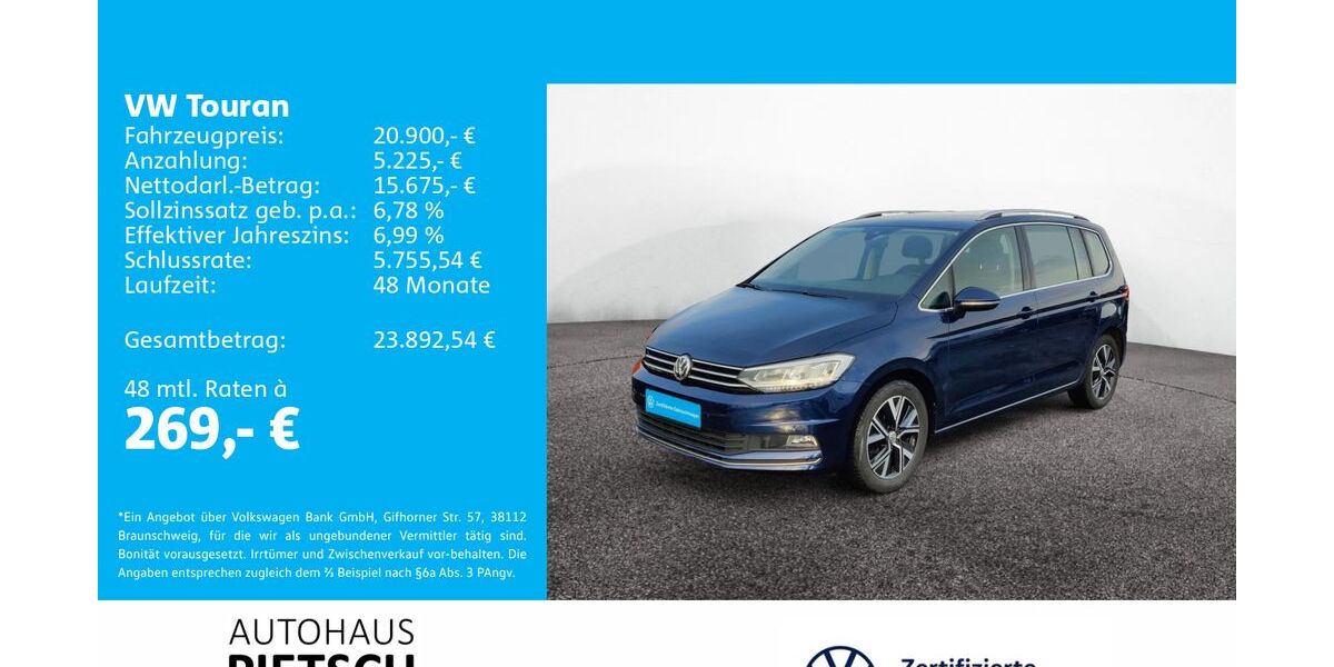 VW Touran 128.143 km 20.900 &euro; Melle 49324