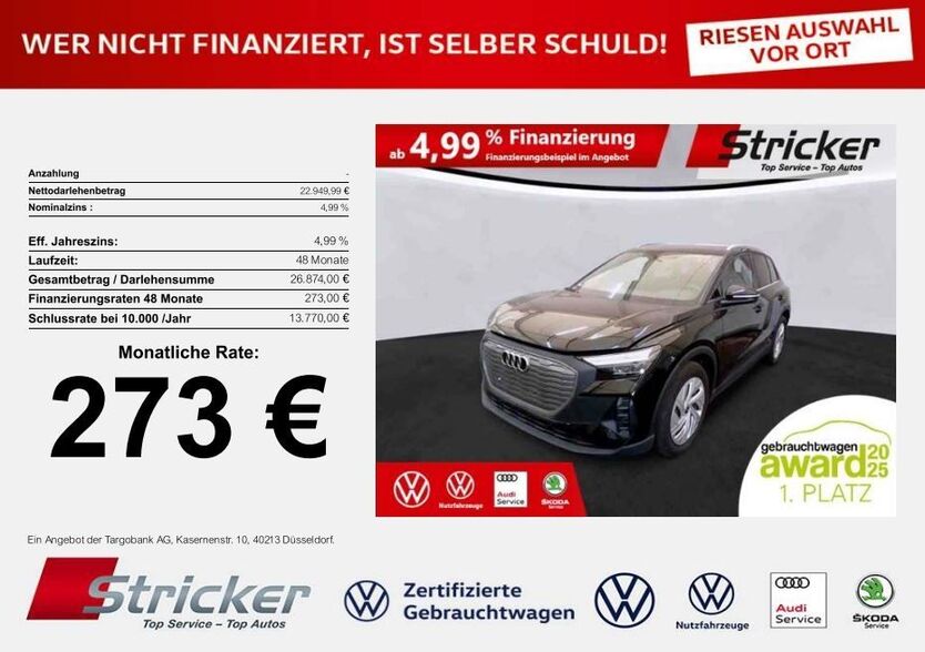 Audi Q4 e-tron 46.501 km 22.949 € Horn-Bad Meinberg 32805