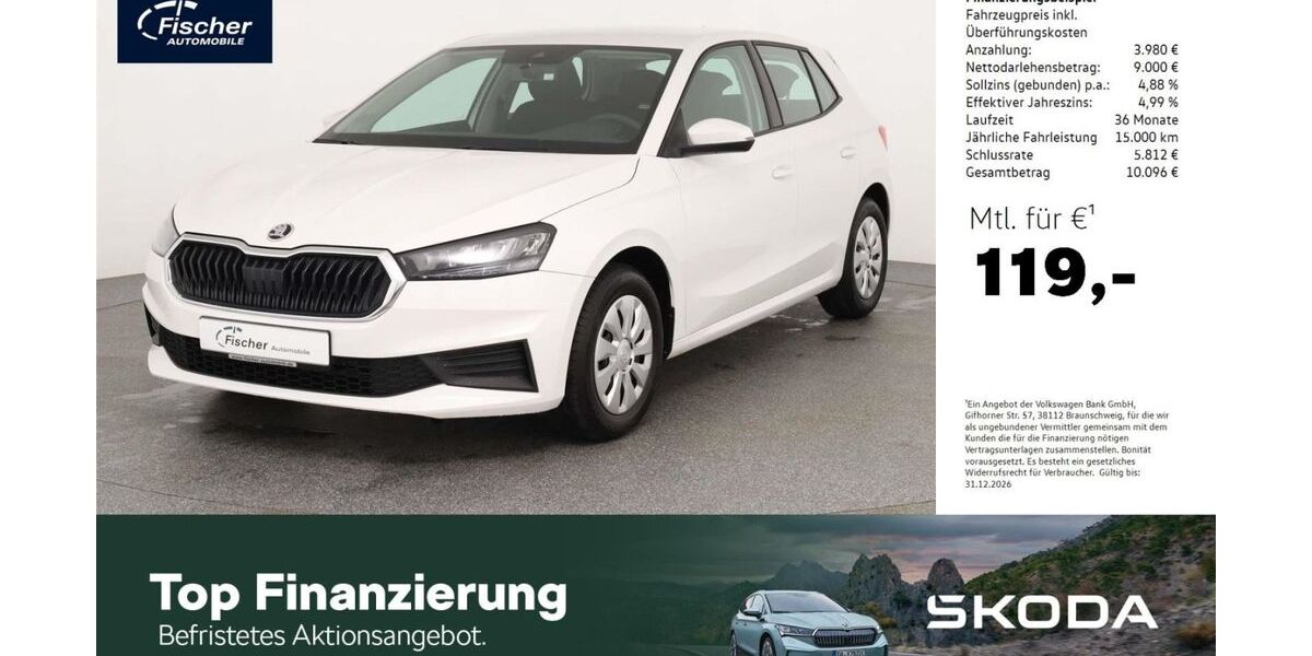 Skoda Fabia 15.828 km 12.980 &euro; Amberg 92224