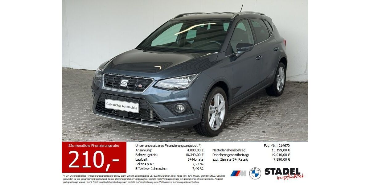 Seat Arona 19.800 km 16.100 &euro; Heilbronn 74074