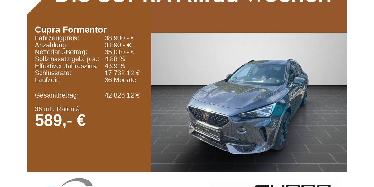 Cupra Formentor 24.831 km 37.900 &euro; Ladenburg 68526