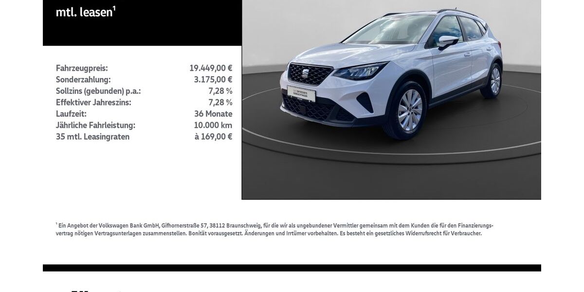 Seat Arona 8.050 km 19.449 &euro; Nordhausen 99734