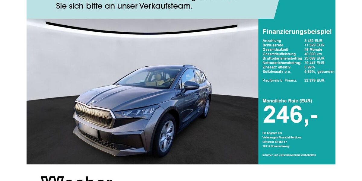 Skoda Enyaq 21.500 km 22.879 &euro; Calw 75365