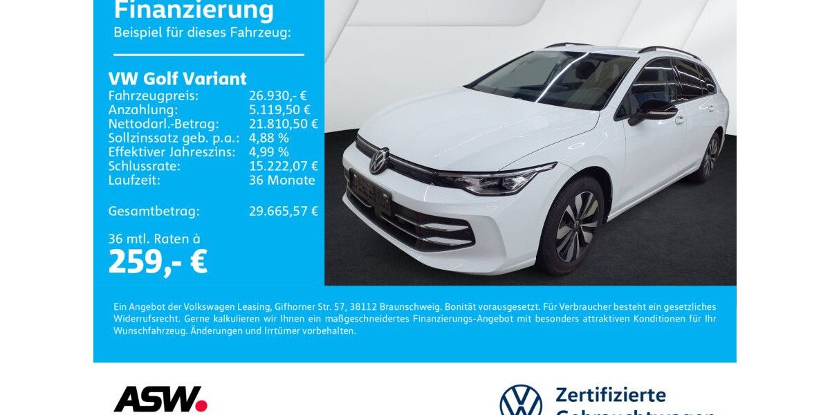 VW Golf 24.800 km 26.930 &euro; Bad Rappenau 74906