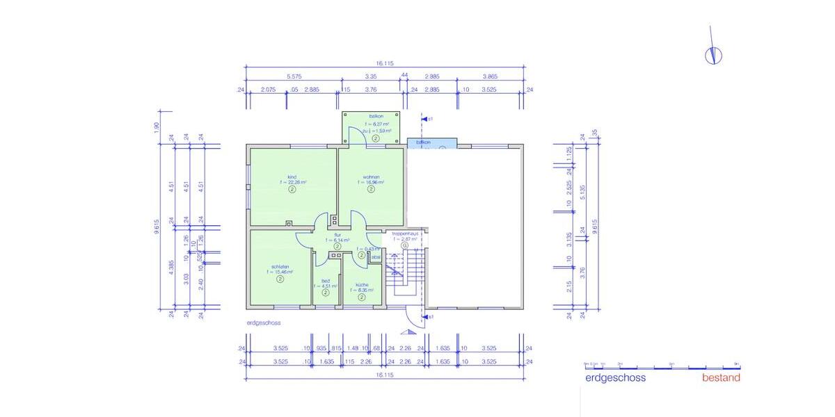 Erdgeschoßwohnung Witzenhausen - 3 Zimmer, 72 m&sup2;, 134.000&euro; | Angebot:27103206