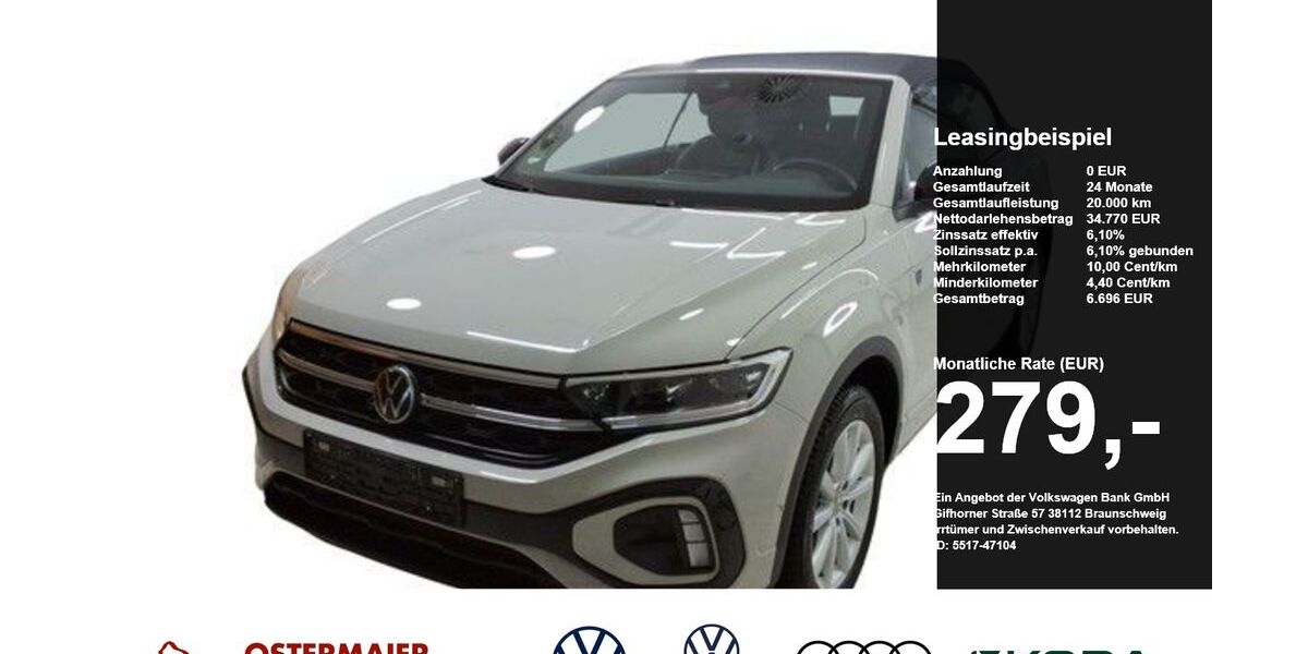 VW T-Roc 12.190 km 34.770 &euro; Waldkraiburg LK Mühldorf 84478