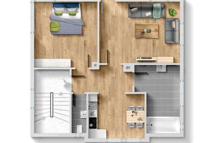 Wohnung Reutlingen Sondelfingen - 2 Zimmer, 62 m&sup2;, 775&euro; | Angebot:27121134