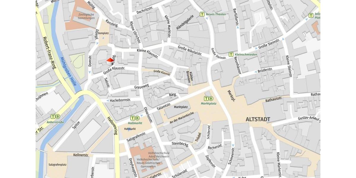 Dachgeschoßwohnung Halle (Saale) - 4 Zimmer, 106 m&sup2;, 848&euro; | Angebot:26131086