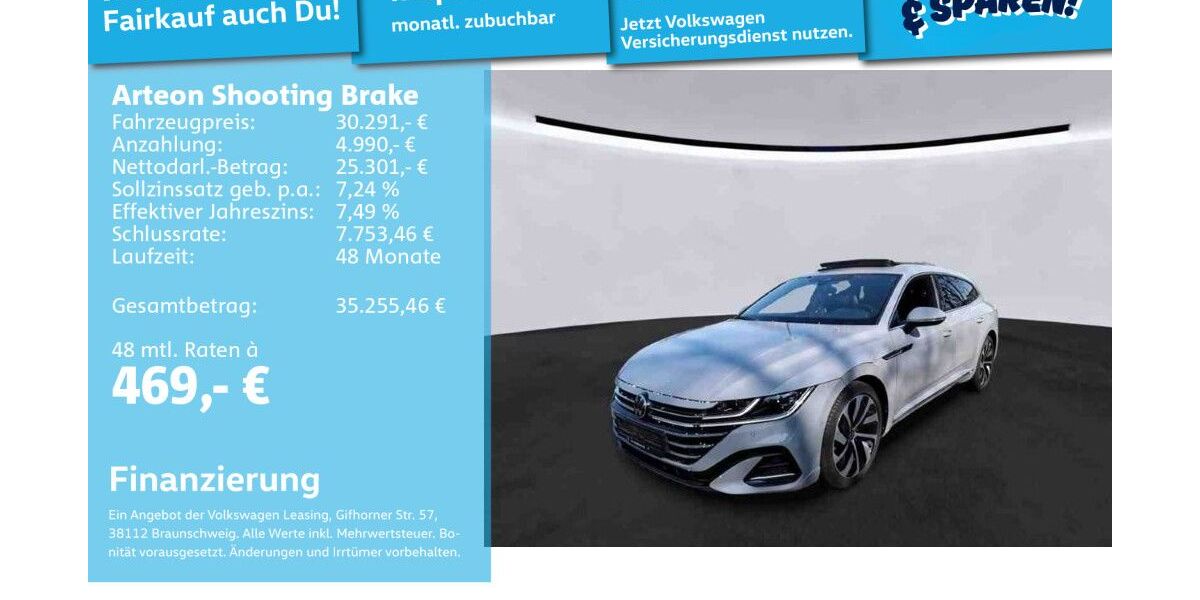 VW Arteon 54.925 km 29.988 &euro; Mannheim 68309