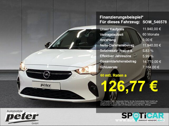Opel Corsa 36.725 km 11.940 € Erfurt 99086