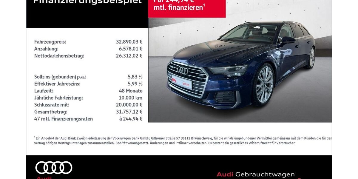 Audi A6 43.569 km 32.890 &euro; Rostock 18059