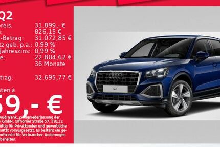 Audi Q2 10.675 km 31.899 &euro; Eching 85386