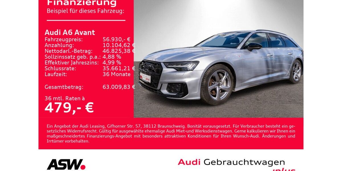 Audi A6 16.800 km 56.930 &euro; Heilbronn 74074