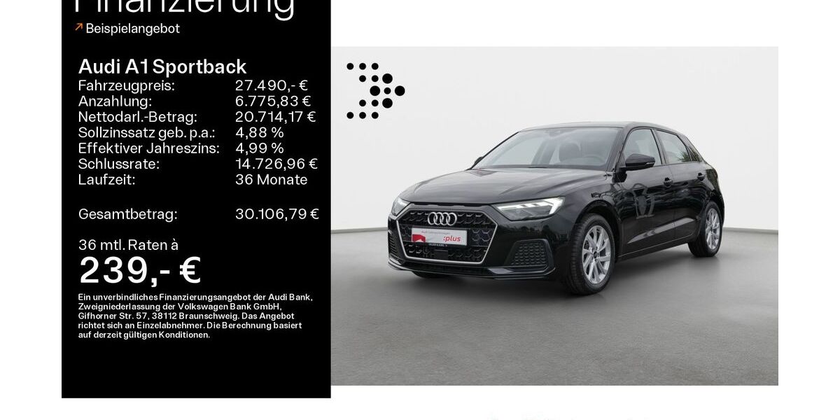 Audi A1 5.653 km 27.490 &euro; Haßfurt 97437