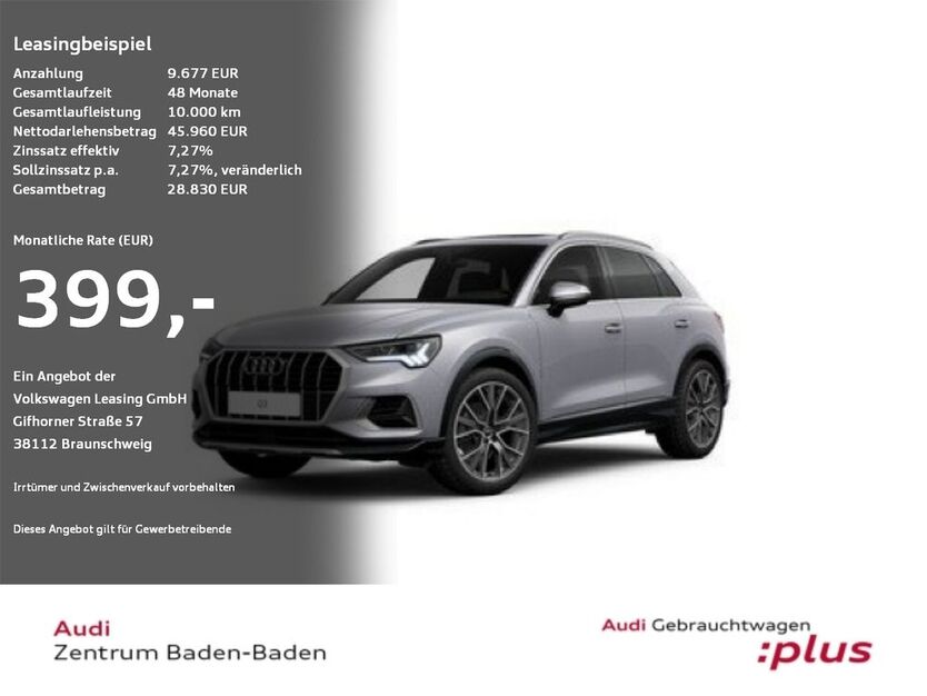 Audi Q3 22.979 km 42.720 € Baden Baden 76532