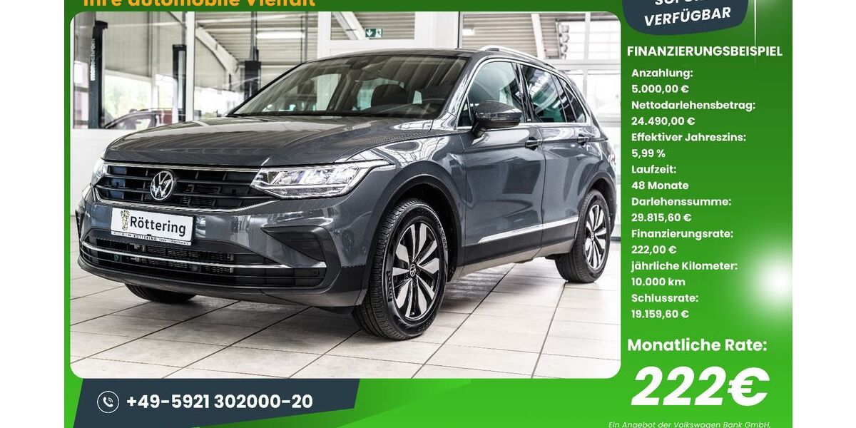 VW Tiguan 32.192 km 29.490 &euro; Schüttorf 48465
