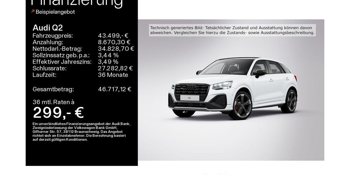Audi Q2 6.500 km 43.499 € Büdingen-Düdelsheim 63654