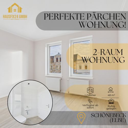 Etagenwohnung Schönebeck (Elbe) - 2 Zimmer, 48 m&sup2;, 432&euro; | Angebot:26019080