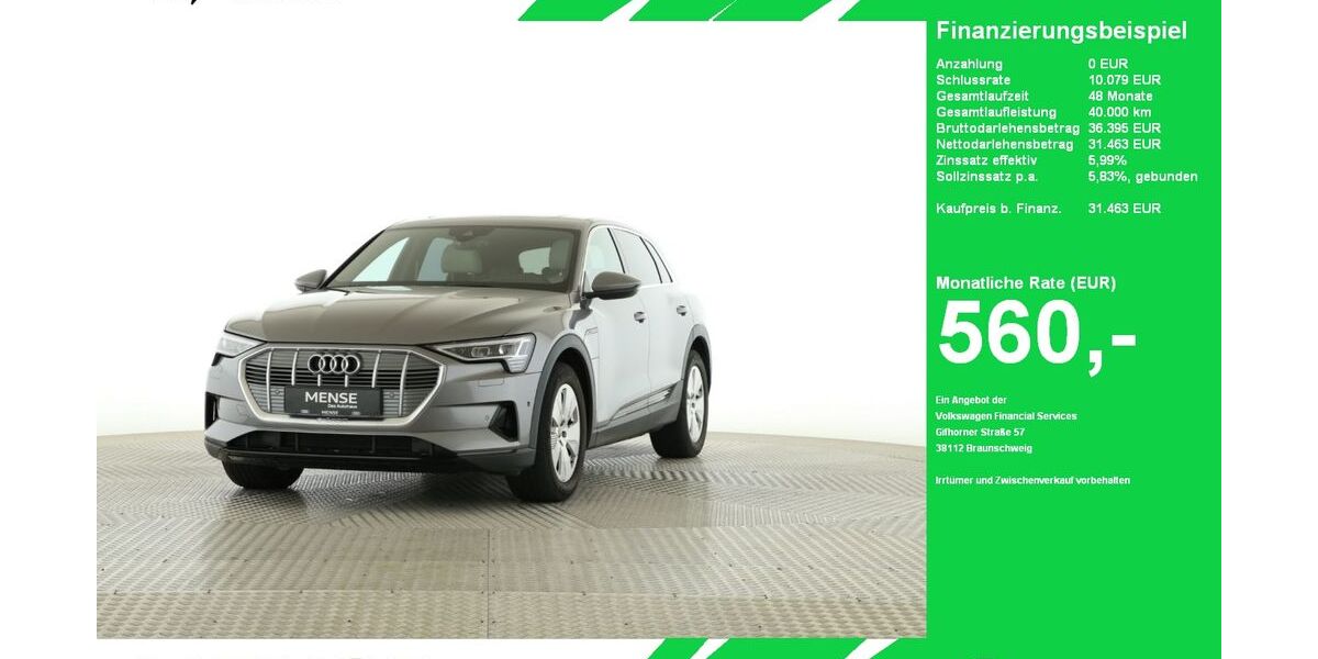 Audi e-tron 97.450 km 31.463 &euro; Oelde (Stromberg) 59302