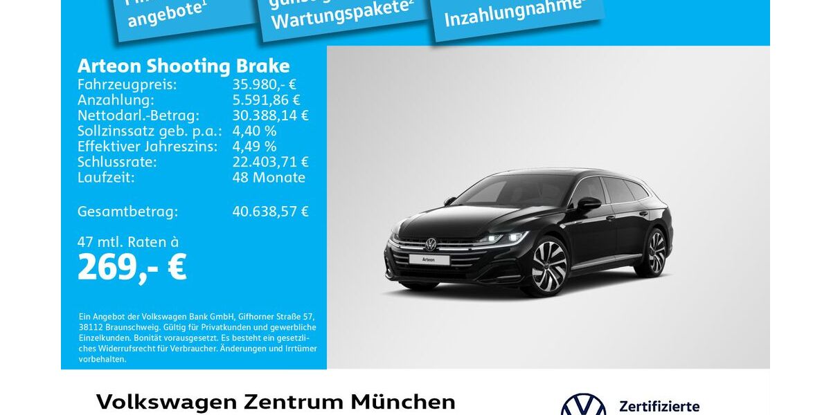 VW Arteon 29.713 km 35.741 &euro; München 80687