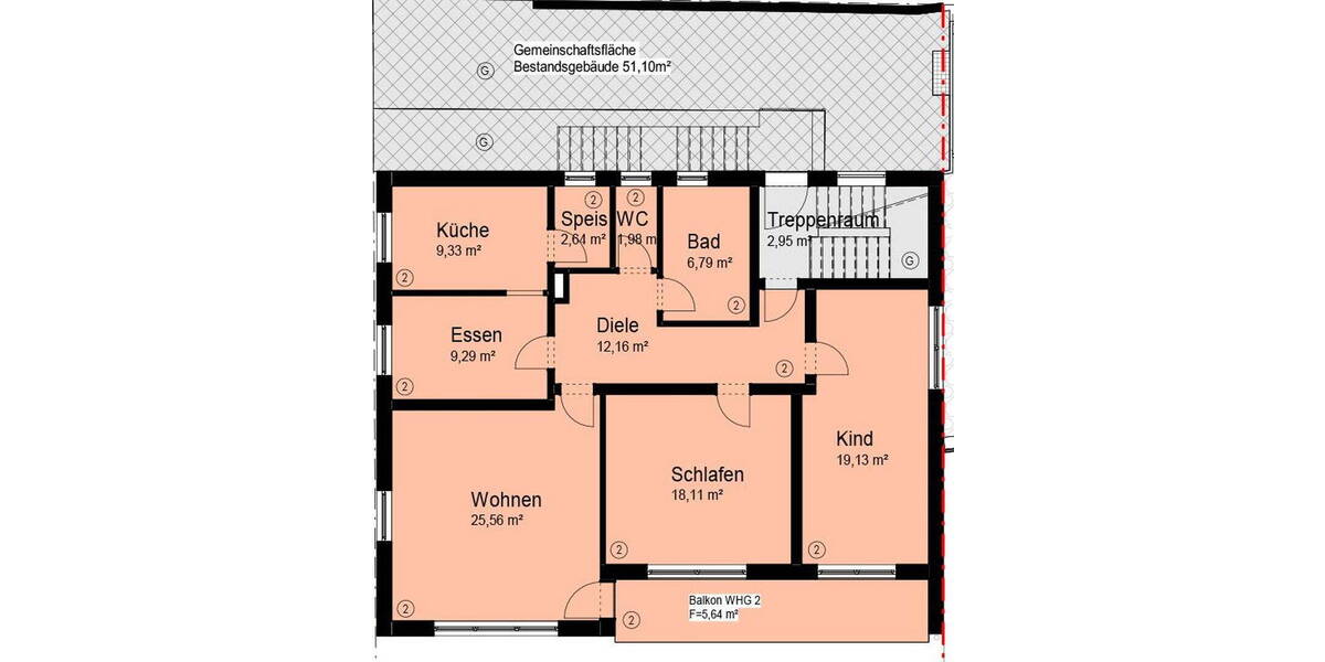 Etagenwohnung Krumbach - 4 Zimmer, 110 m&sup2;, 284.796&euro; | Angebot:26582168