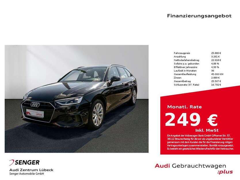 Audi A4 26.305 km 25.880 € Lübeck 23556