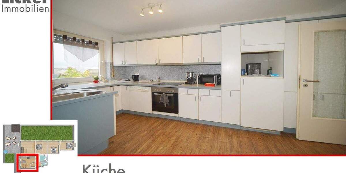 * Gartengeschoss-Whg. mit 130m² Terrassen- und Gartenfläche. 4 zimmer