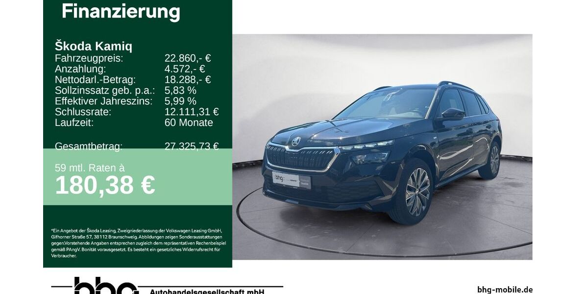 Skoda Kamiq 59.326 km 22.860 &euro; Tübingen 72072