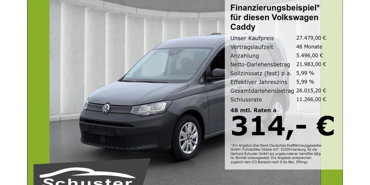 VW Caddy 15.630 km 27.479 &euro; Ruhstorf 94099