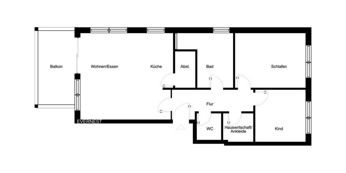Etagenwohnung Erbach Bach - 3 Zimmer, 85 m&sup2;, 299.000&euro; | Angebot:26805149