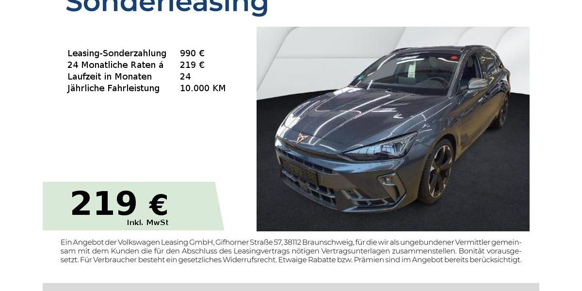 Cupra Leon 20.150 km 30.950 &euro; Schwabach 91126