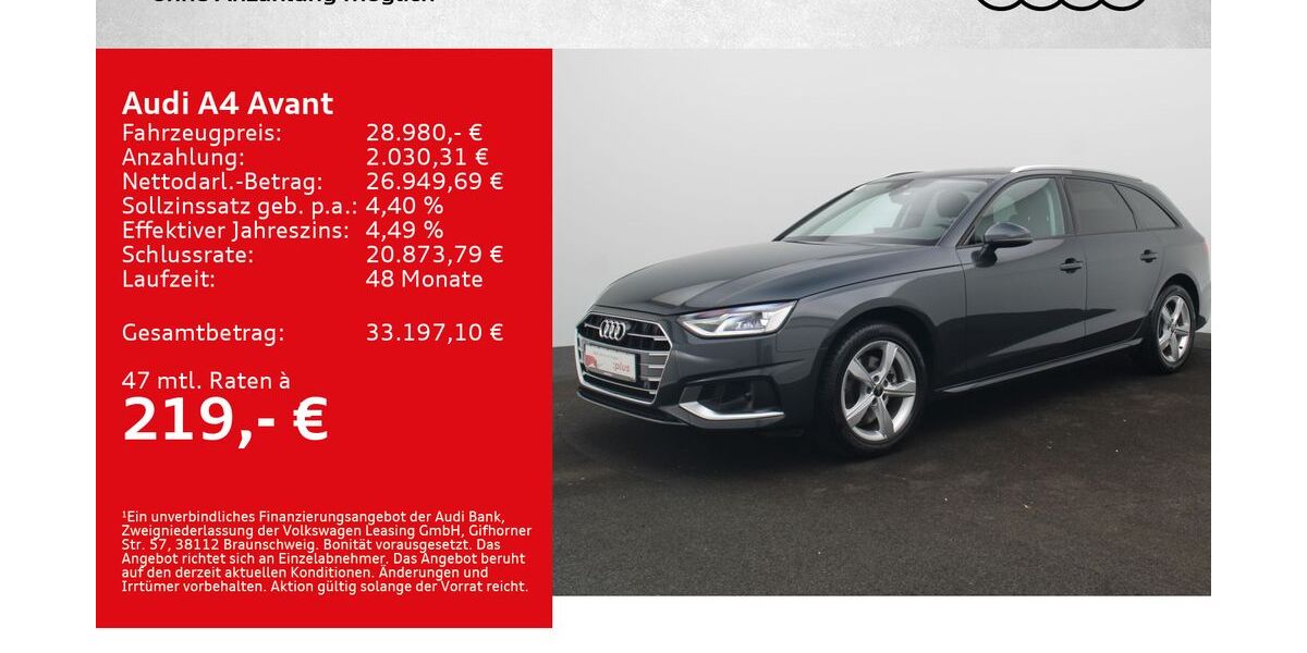 Audi A4 34.500 km 34.180 &euro; Würzburg 97076