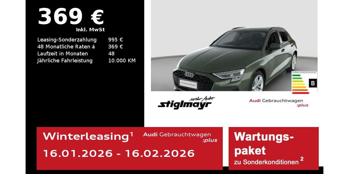 Audi A3 6.725 km 40.440 &euro; Pfaffenhofen 85276
