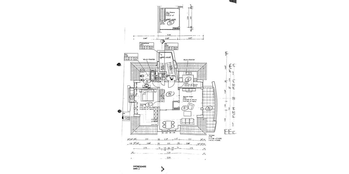 Dachgeschoßwohnung Potsdam Babelsberg - 2 Zimmer, 101 m&sup2;, 1.400&euro; | Angebot:26251006