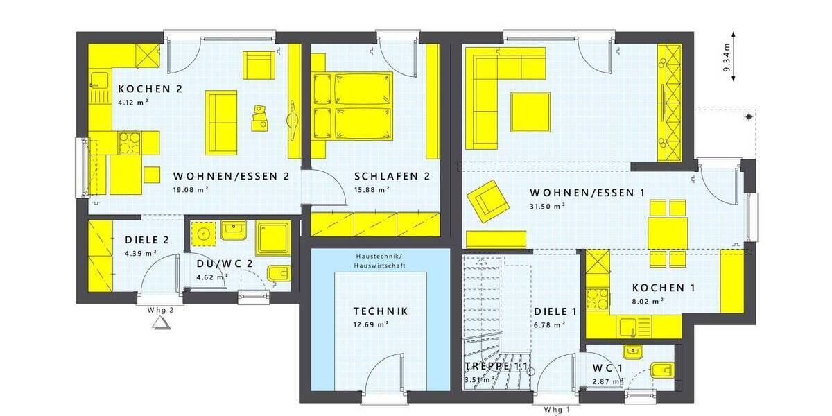 Mehrfamilienhaus, Wohnhaus Brand-Erbisdorf Himmelsfürst - 7 Zimmer, 183 m&sup2;, 655.064&euro; | Angebot:26106428