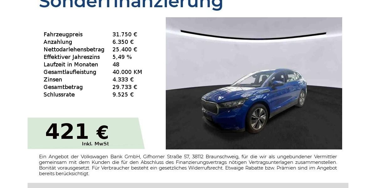 Skoda Enyaq 22.750 km 31.750 &euro; Nürnberg 90441