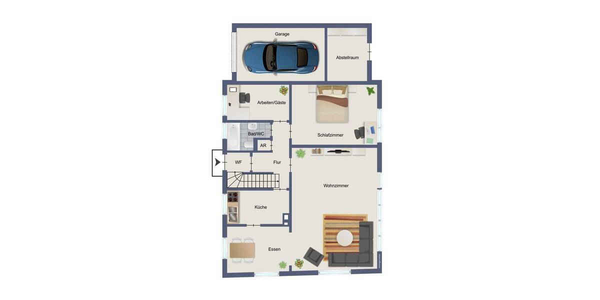 Etagenwohnung Wangerland Hooksiel - 3 Zimmer, 100 m&sup2;, 800&euro; | Angebot:26796592